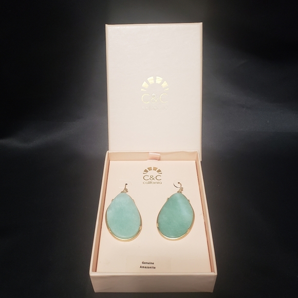 C&C California Jewelry - ⚡⚡C&C California NIB Genuine Amazonite Earrings